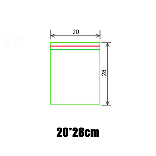 100 Pcs Hersluitbare Zip Lock Tassen Zelf Seal Clear Plastic Poly Ziplock Bag Food Storage Pakket Hersluitbare Vacuüm Verse Zak