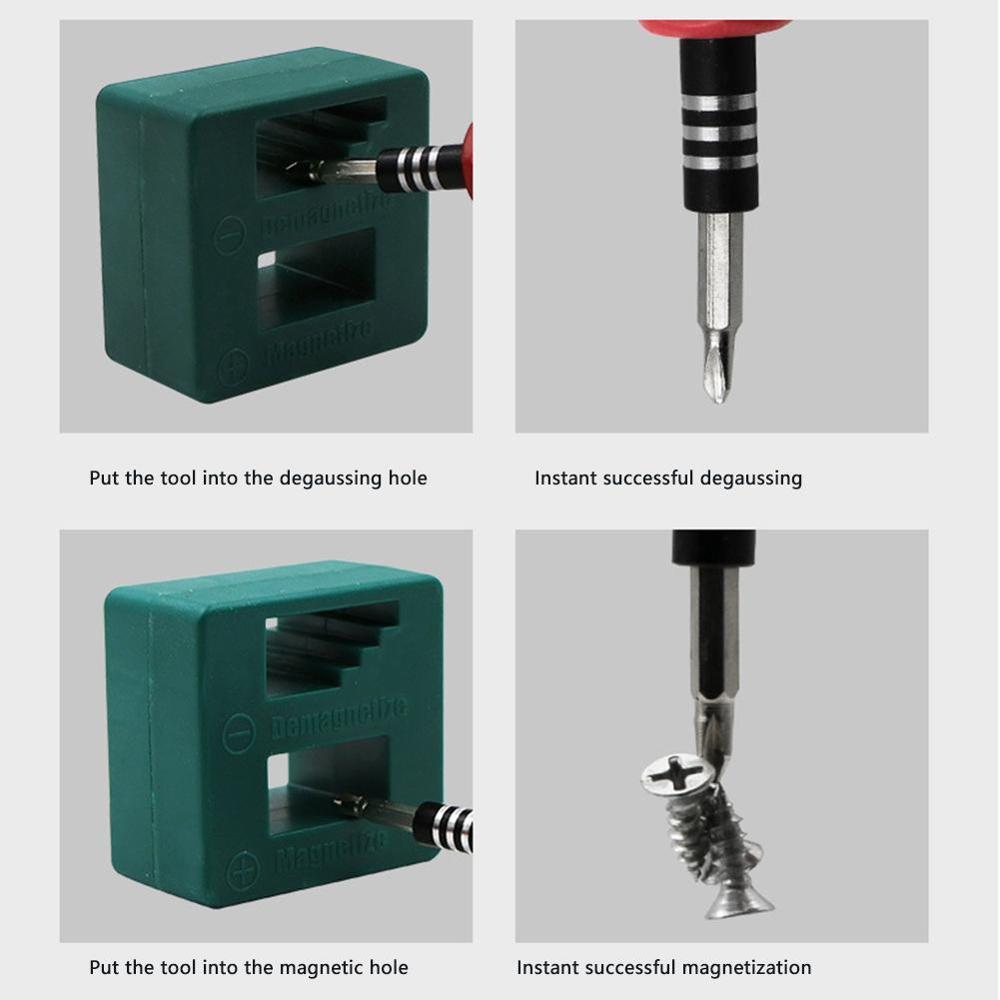Powerful screwdriver plus magnetic device Dual-use degausser Mini Screw batch Fast magnetizer Demagnetizer