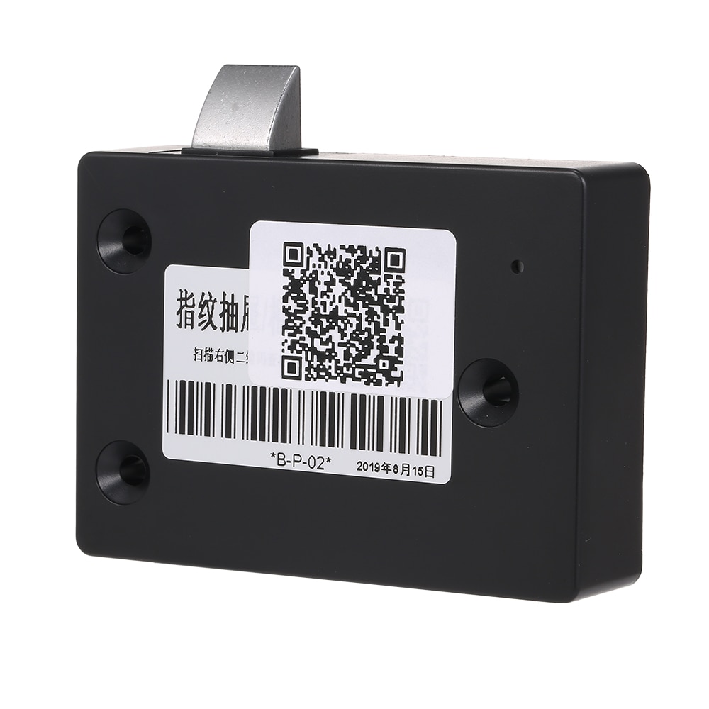 Smart Keyless Fingerprint Cabinet Lock Mini Portable Fingerprint Drawer Lock Office Drawer File Cabinet Biometric Electric Lock