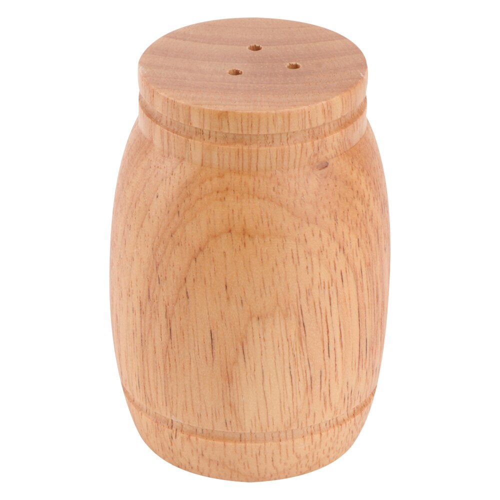 Tarro de madera para especias, pequeño para sal, agitador, botella de condimentos, contenedor con tapa para barbacoa y cocina
