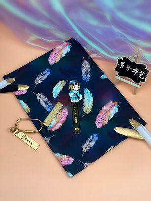 110cm brede regnbue frugter dyrefjer trykt stof 100%  bomuldsstoffer til syning af tøj patchwork diy håndlavet materiale