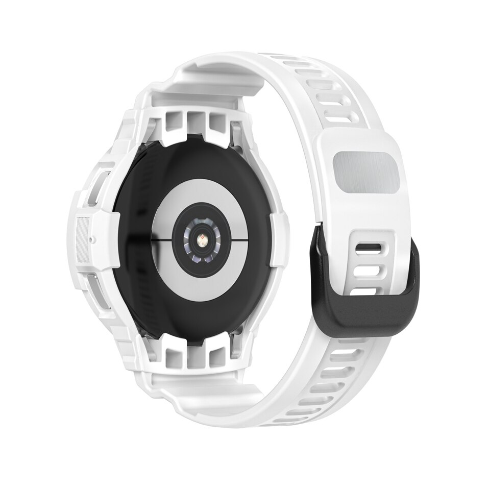Pasek silikonowy + etui do zegarka Samsung Galaxy 4 klasyczny pasek sportowy 46mm 42mm zintegrowany pasek do zegarka Galaxy Watch4Classic