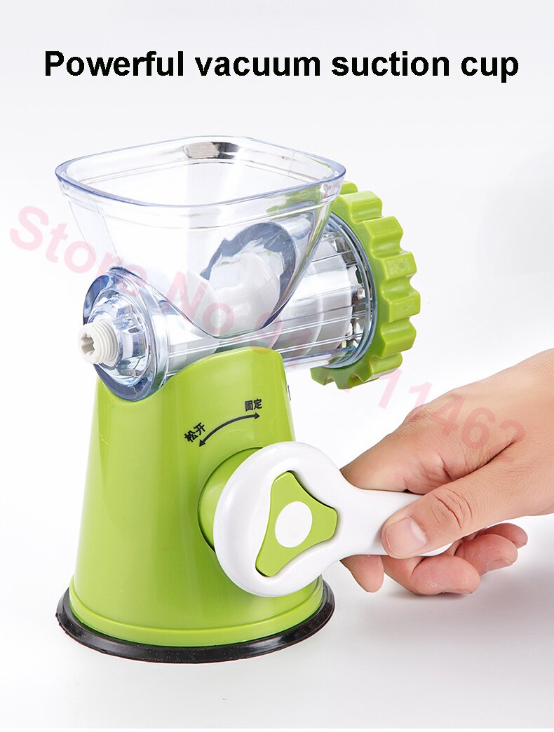 Household Manual Meat Grinder Hand Crank Meat Mincer Sausage Maker Stuffer Kitchen Enema Tool