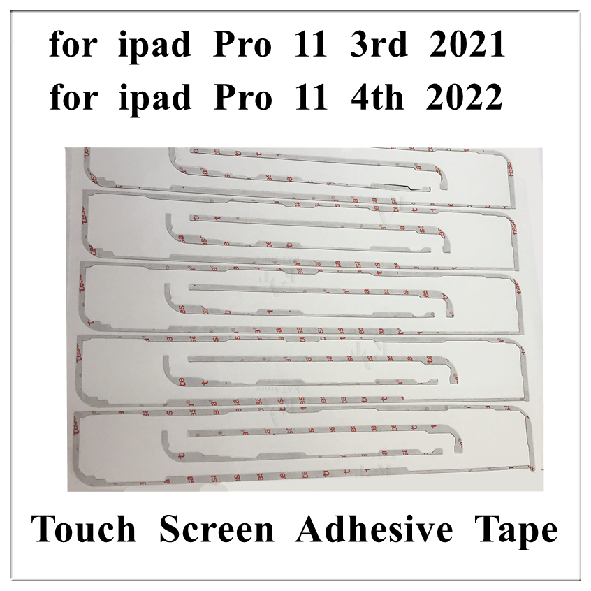 5 uds LCD Tesa adhesivo pantalla táctil pegatina cinta adhesiva para iPad Pro 9,7 10,5 11 12,9 pulgadas Mini Air 2 3 4 5 6: Marrón