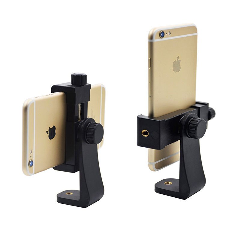 Support Vertical pour trépied de téléphone portable, Clip de fixation pour Smartphone, adaptateur 360 pour iPhone pour téléphone portable Samsung