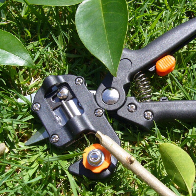 Grafting Machine With 2 Blades Tree Grafting Tools Secateurs Scissors Vaccination Knife Cutting Pruner Garden Supplies