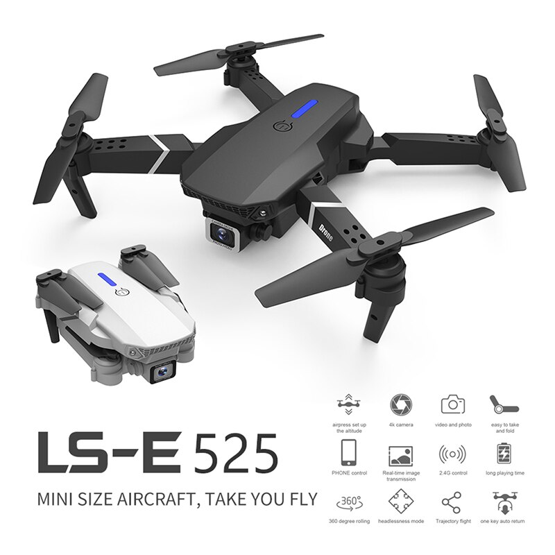 Lsrc rc drone  e68 pro wifi fpv drone med vidvinkel  hd 4k 1080p kamera højde hold rc foldbar quadcopter dron