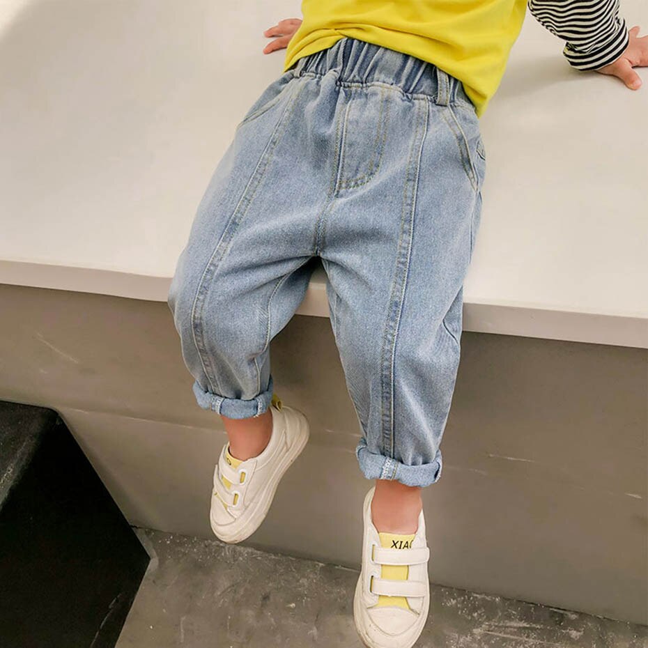 Jeans For Girl Patchwork Baby Girl Jeans Casual Style Children's Jeans For Girl Toddler Clothes For Girls 0 to 6 Year: 6