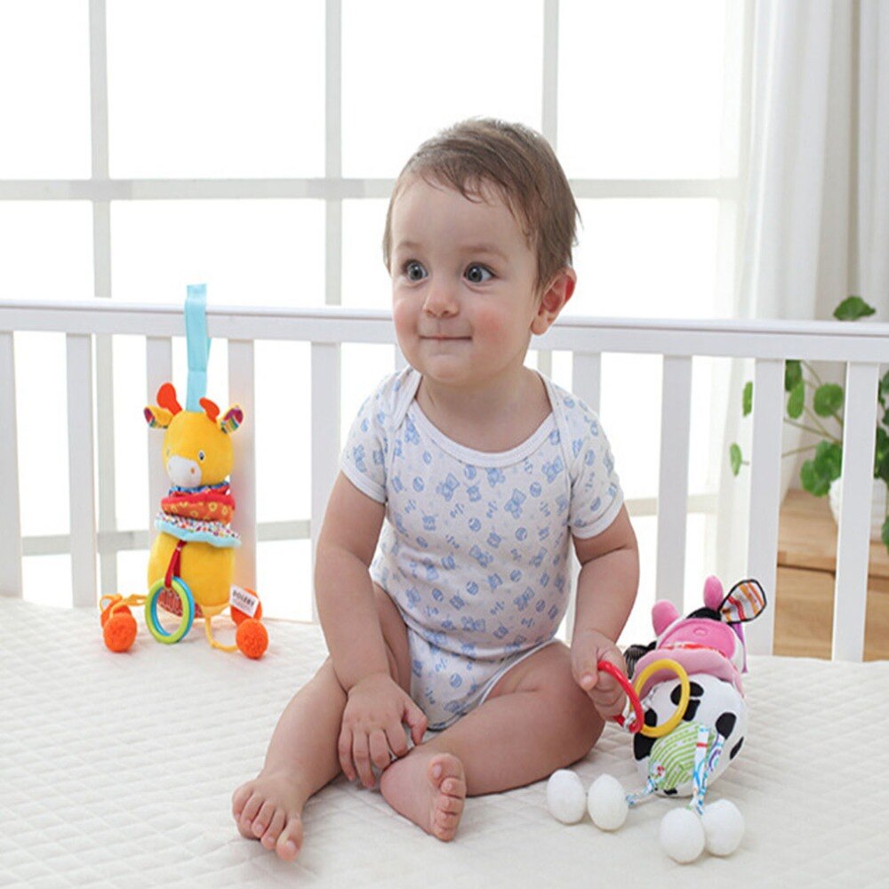 Caldo Del bambino Sonagli Giocattoli Musicali cellulari Letto balla Letto Carrozzina Giocattolo Del bambino Appena nato Peluche Passeggino Appeso di Apprendimento e di Istruzione giocattolo