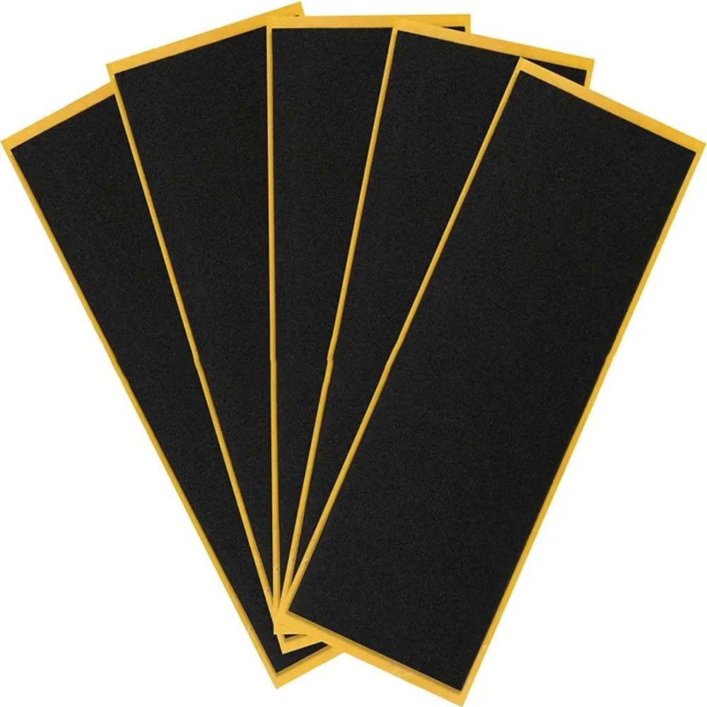 Toets Foam Grip Tapes Voor Vinger SkateBoard Antislip Houten Toets Dek Plakband Stickers Zwarte Mat 38mmX110mm