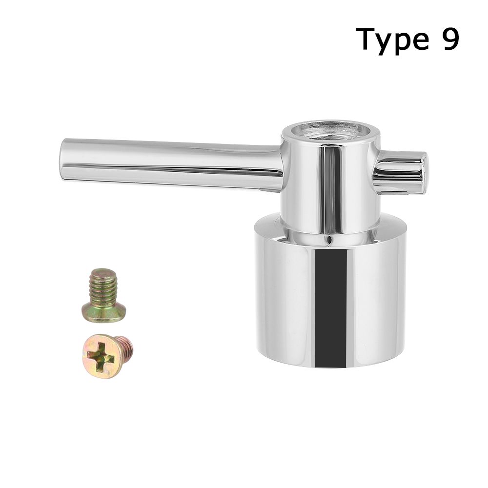 Triangle Valve Small Spout Dish Basin Faucet Handle Switch Handle Accessories Single Cold Quick Open Valve Core Handwheel: Pink