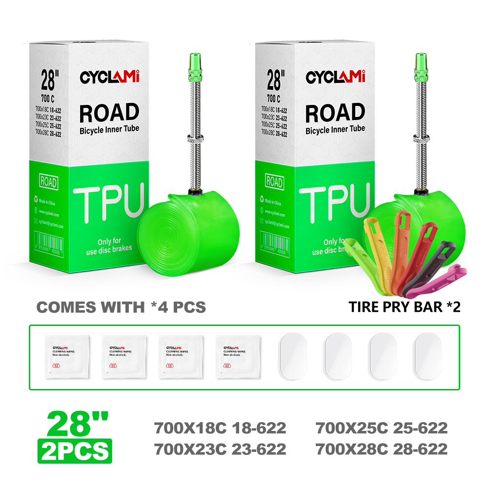 Ultralight TPU Road Inner 700c Tube Bike Road MTB Bicycle Material Tire 60mm Length French Valve 700 18 25 28 32 38g Super Light
