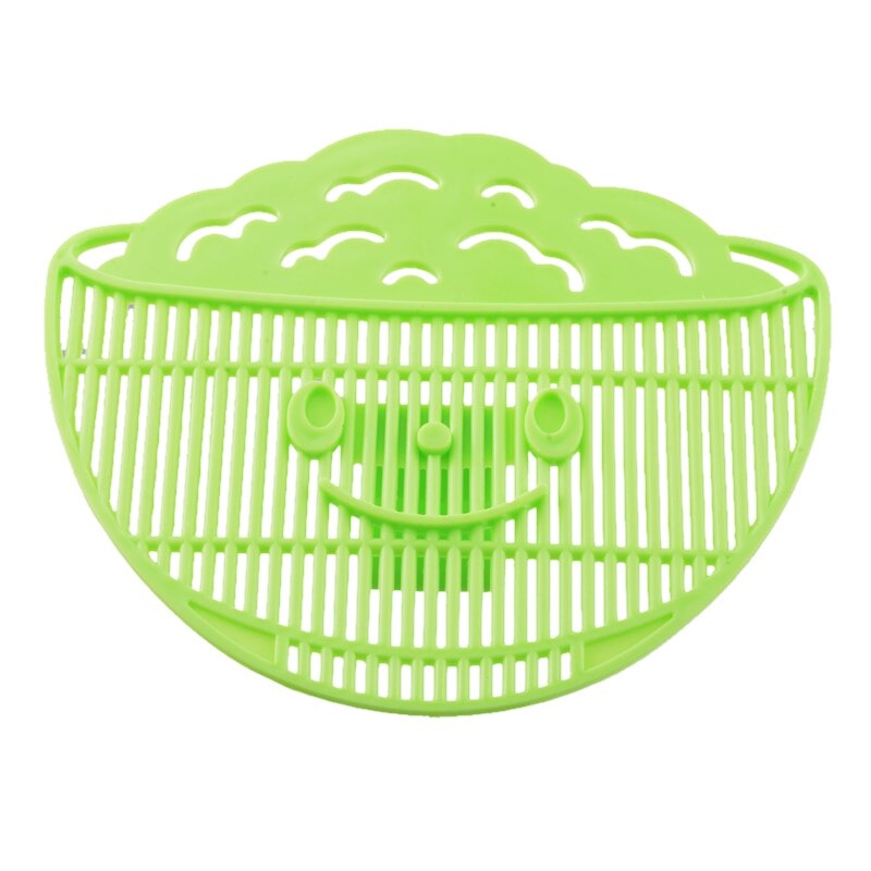 Embudo antideslizante de silicona para ollas, sartenes, cuencos, tarros, utensilios de cocina, embudo: green 11x13cm