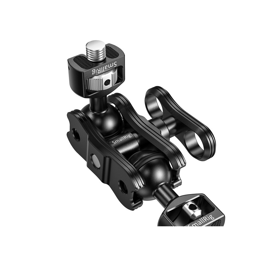 SmallRig Quick Release Articulating Magic Arm with Double Ballheads Extension (1/4"and 3/8" Screw) For DSLR Cage Monitors -2212