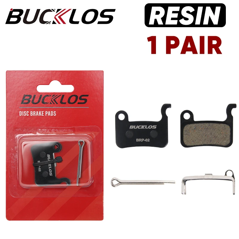 BUCKLOS Fahrradbremsbeläge für SHIMANO A01S M07 M535 MTB hydraulische Scheibenbremsbeläge Rennrad Scheibenbremsbeläge MTB BMX Fahrradteile: Weiß