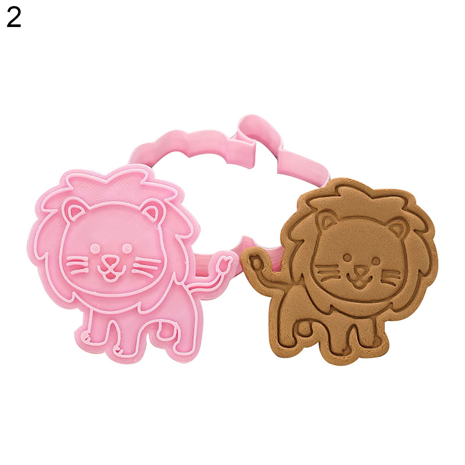 Forest Animals Cartoon Biscuit Mold Pressing Type Household Cookie Baking Tool: 2