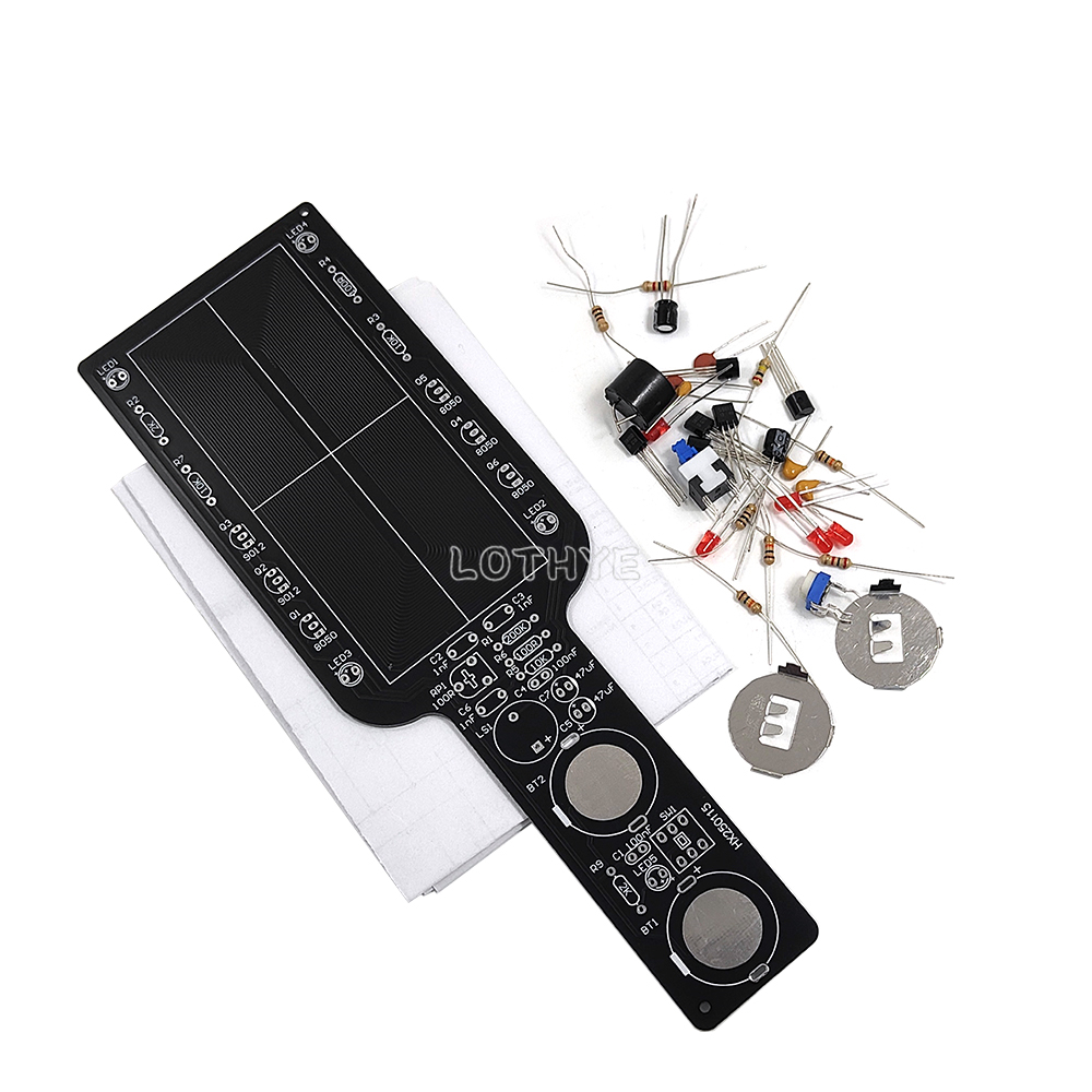 Kit electrónico DIY, Detector de Metales Simple de mano, componentes electrónicos, conjunto de soldadura, Kit de entrenamiento de soldadura escolar
