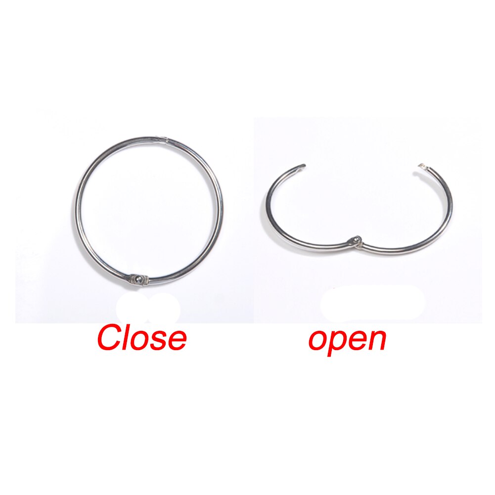 12 pz/set Doccia In Metallo Ganci Anelli Argento G... - Grandado