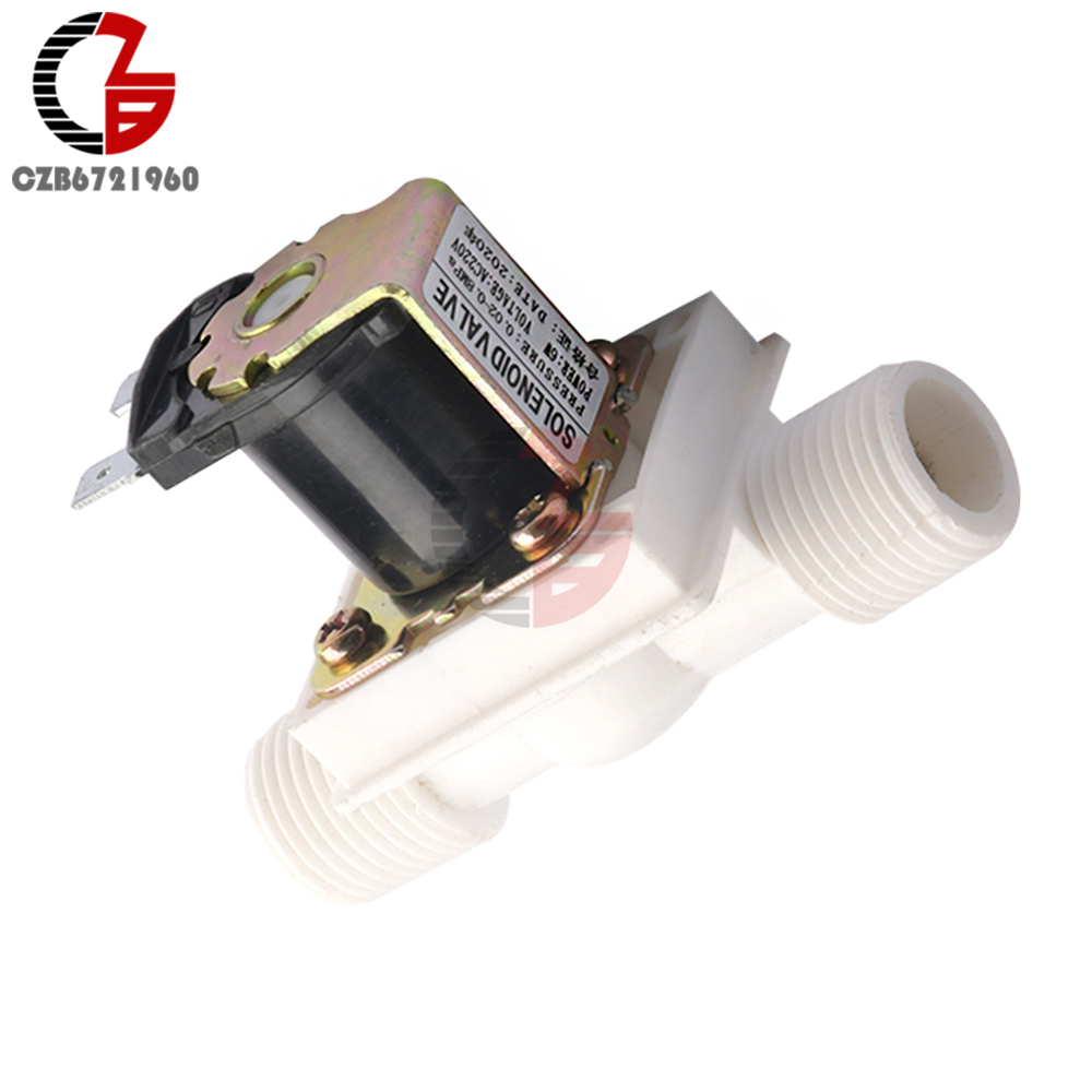 1/2 Magnetventil DC 12V 24V AC 110V 220V Wassersteuerventil Regler Schalter Normalerweise geschlossener Magnetventilschalter