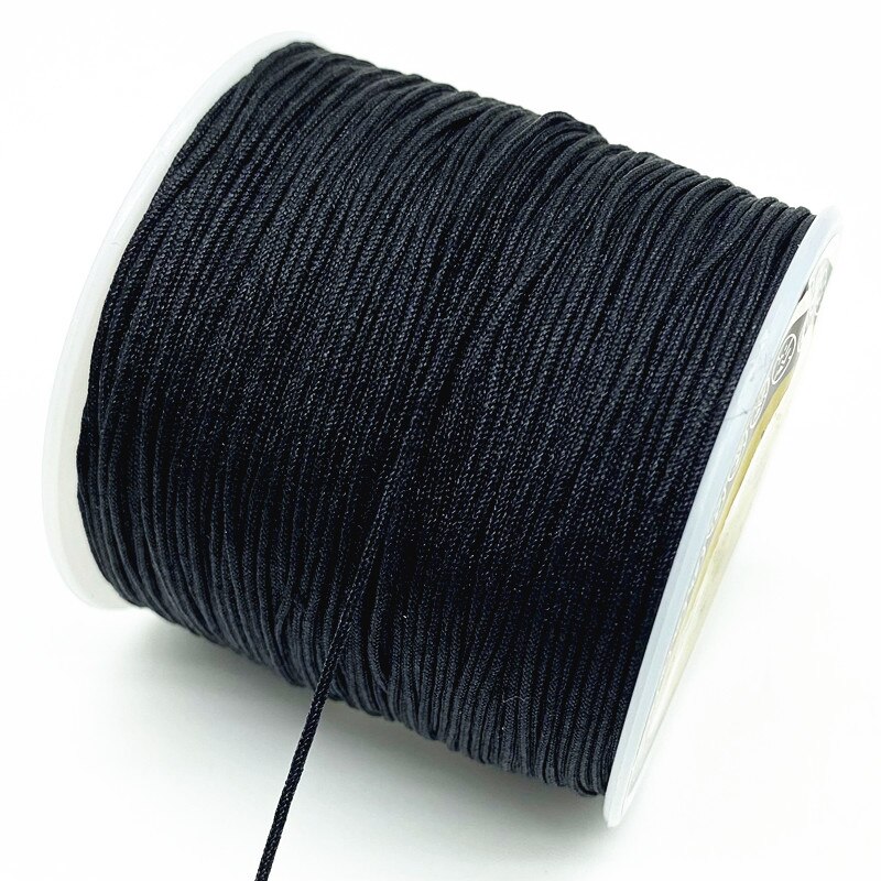 0.4mm 0.8mm 1.0mm 1.5mm Nylon Cord Thread Chinese Knot Macrame Bracelet Braided String DIY Tassels Beading #R