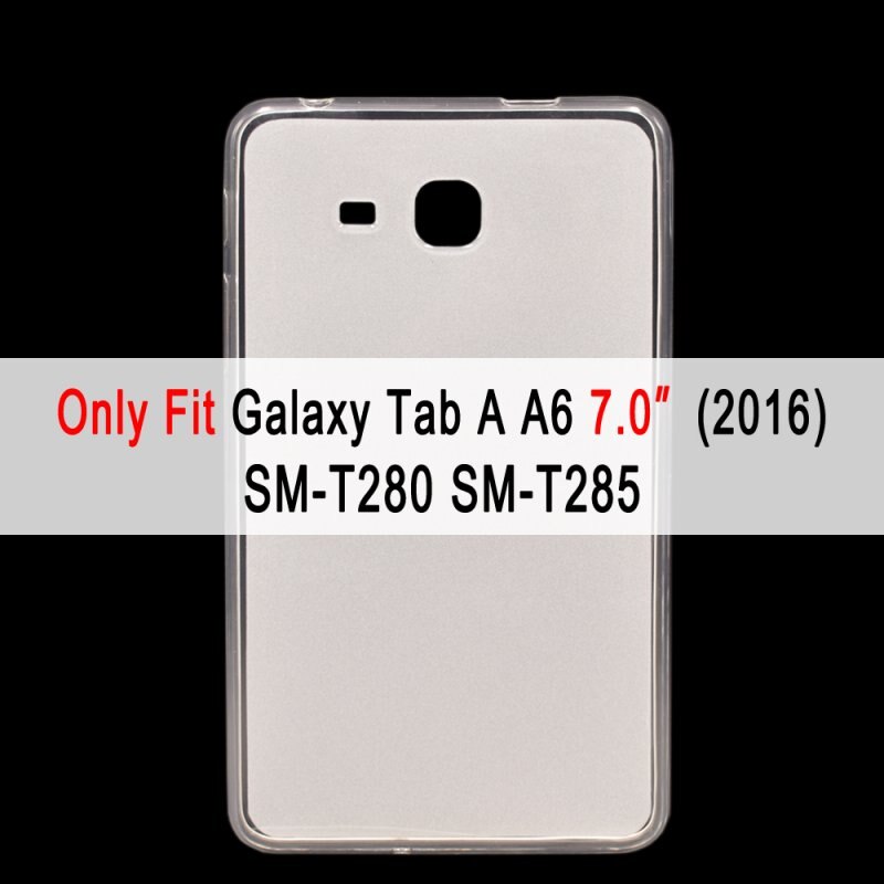 Miękki futerał dla samsung Galaxy Tab A A6 10.1 10.5 7.0 8.0 9.7 2015 2016 2017 2018 2019 T510 T580 P580 T590 T550 pokrywa: For SM-T280 SM-T285