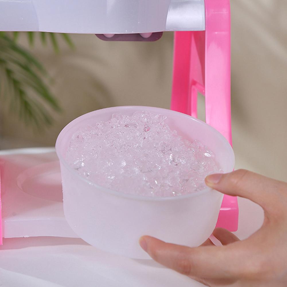 Portable Manual Ice Shaver Stainless Steel Blade Perfect Make Snow Cones And Slushies For Vacation Birthday Party Camping