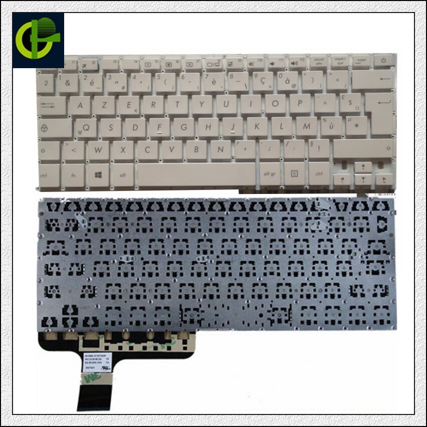 Franse Azerty Toetsenbord Voor Asus Zenbook UX305 UX305LA UX305UA UX305CA UX305F UX305FA UX305C UX305L UX305LA PK1319Y425S Fr: WHITE