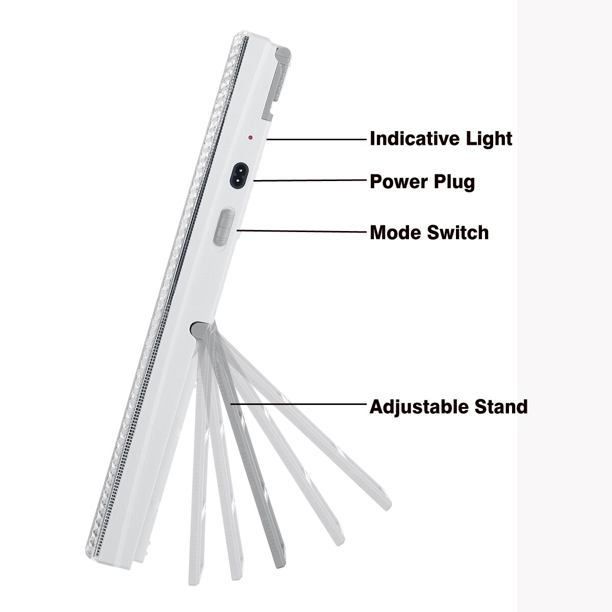 60 LED Lumière De Secours SMD Multifonction Rechargeable L'émergie Sécurité D'éclairage Pour La Maison Camp Extérieur