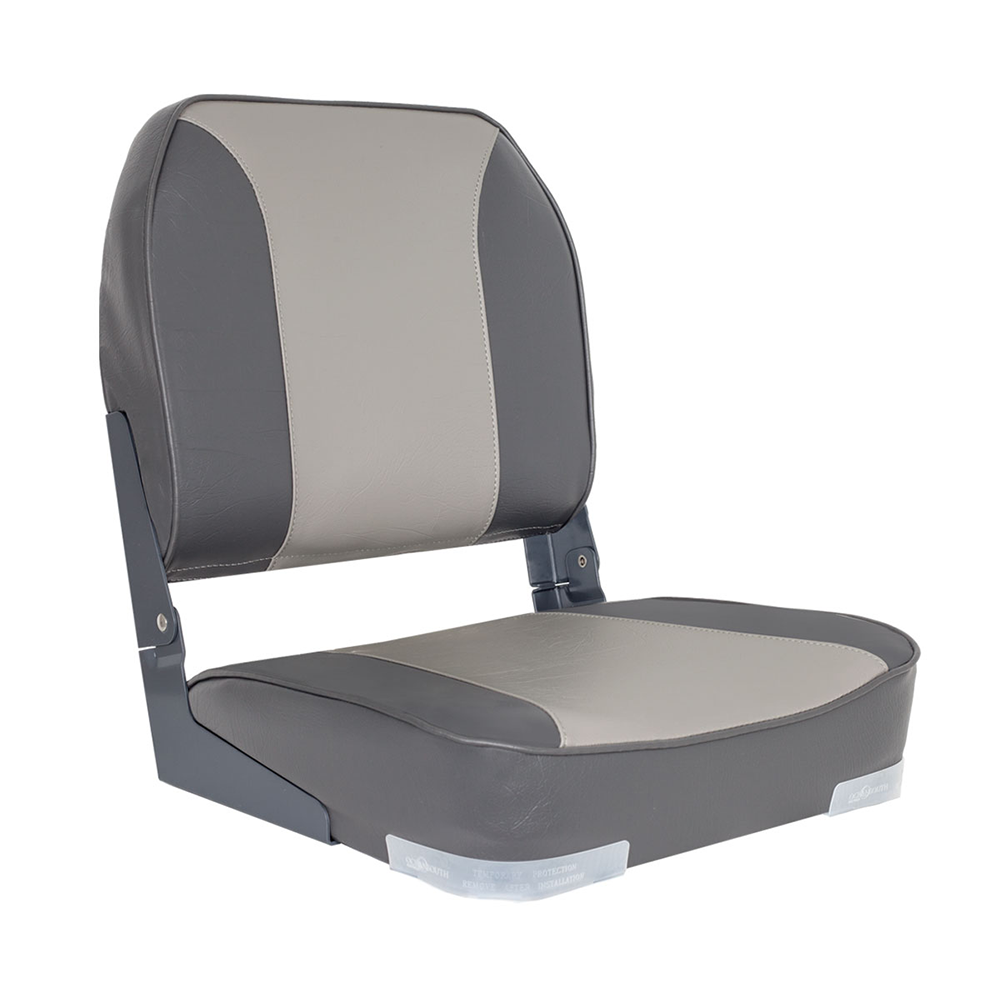 Oceansouth Deluxe Folding Boat Seat Marine-Grade Aluminium Heavy-Duty Coated Moulded Plastic Frame Fishing Boat Accessories