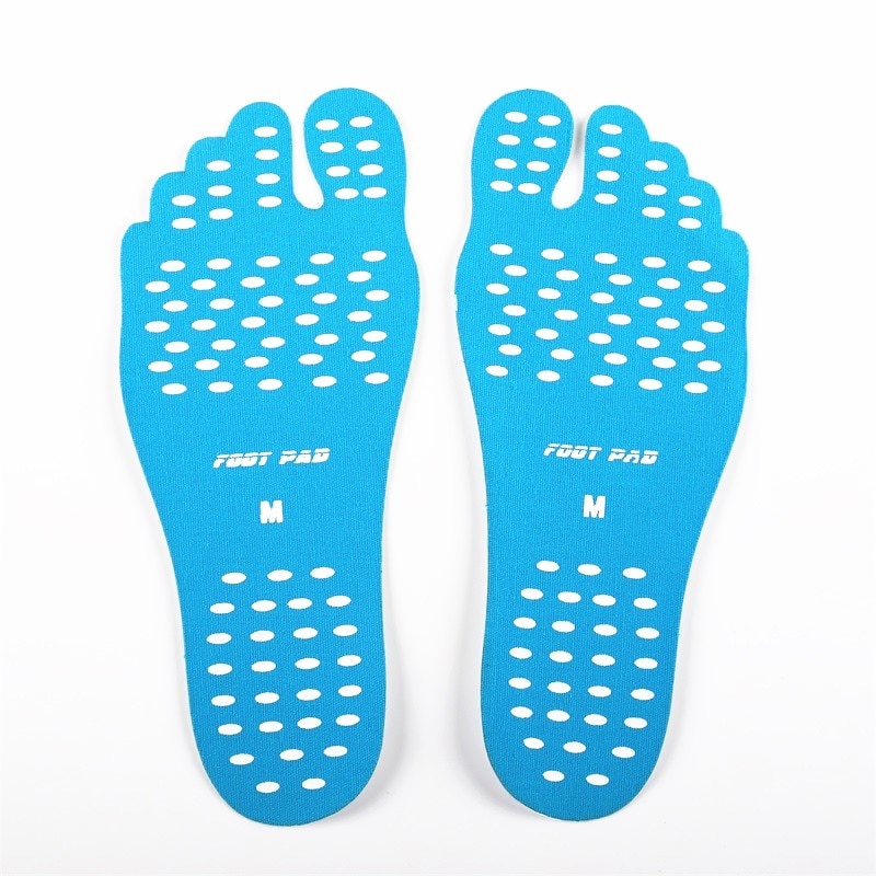 Voeten Sticker Voet Stok Op Zolen Sticky Pads Voor Voeten Anti-Slip Strand Sok Waterdichte Binnenzool Voeten bescherming 4 Size