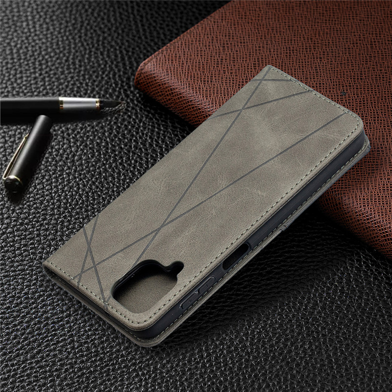 Coque à rabat en cuir avec porte-monnaie, étui pour Samsung Galaxy M12 M12 M127 SM-M127F