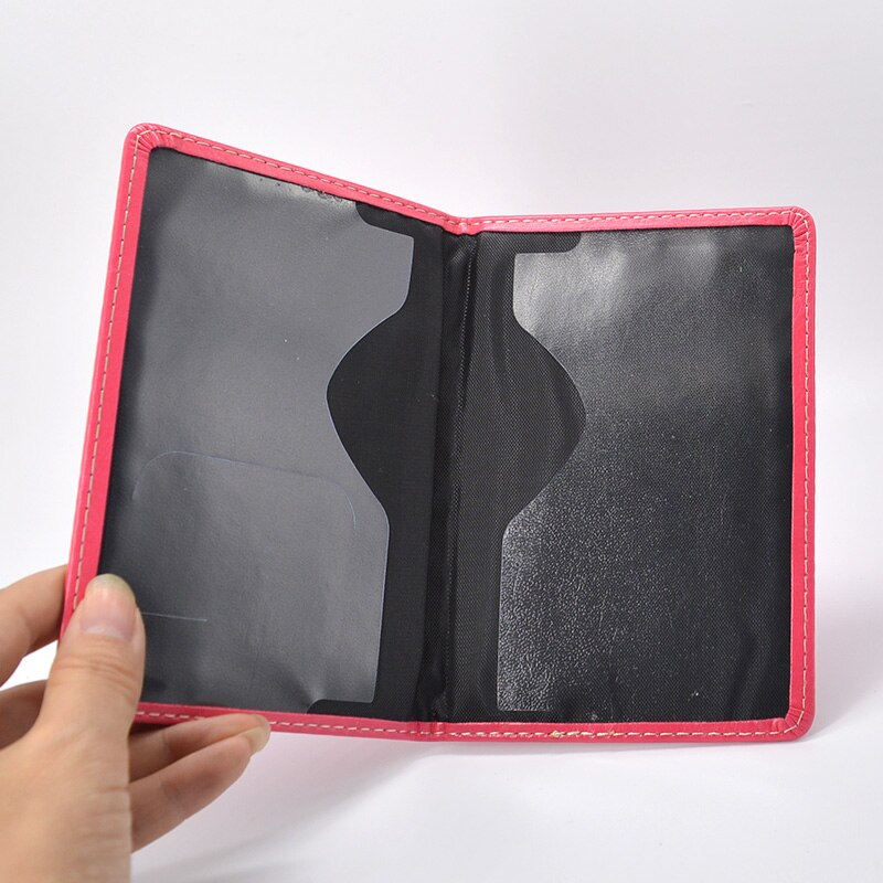 Pu leather USA Passport Cover Women Soft Leather Passaporte Case Travel wallet Passport Holder Document Organizer