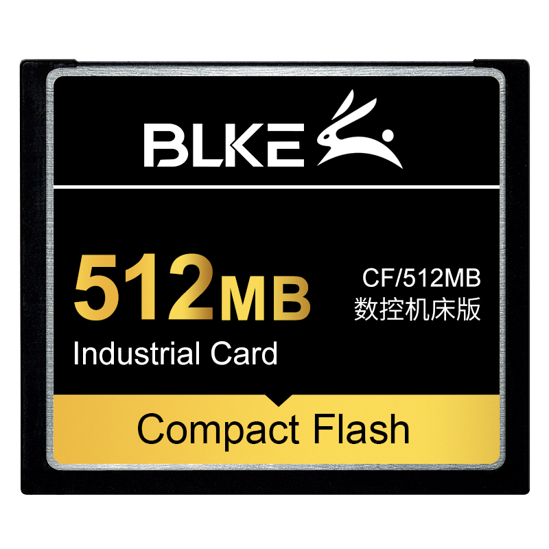 BLKE CF Card 128M 256M 512MB 1G 2GB 4G Compact Flash Card Memory Card for Machining center fanuc Mitsubishi M70 CNC machine tool: 512MB