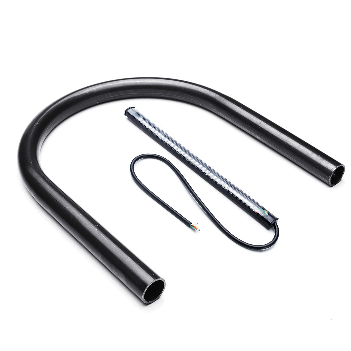 175/210/230MM Motorcycle Rear Seat Frame Hoop Loop LED Stop Richtingaanwijzer Remlicht voor Cafe racer/Honda/Kawasaki/Suzuki/Yamaha