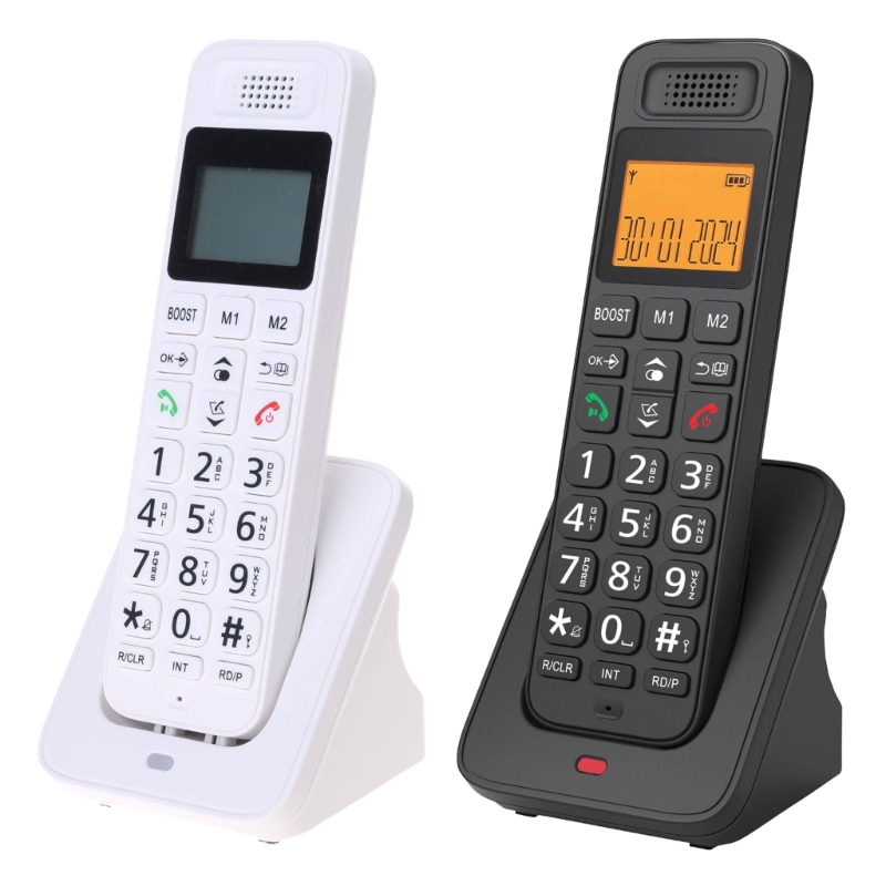 D1018 Handheld-Schnurlostelefon-Heimtelefon mit klarer Klangqualität und geringer Strahlung für Familien