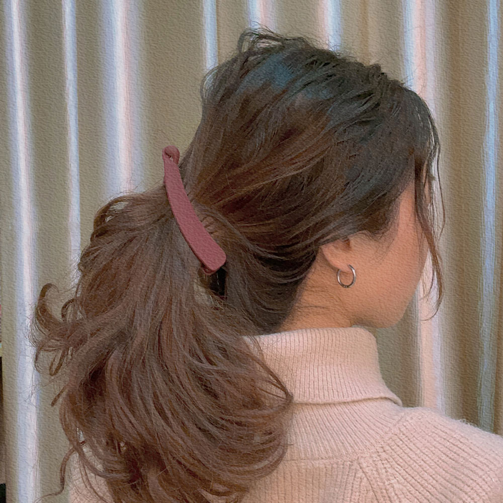 Pinzas de pelo para mujer, 1 Uds., Color sólido, esmerilado, bananas, pinzas de pelo para mujer, pasadores para el pelo, accesorios para el cabello