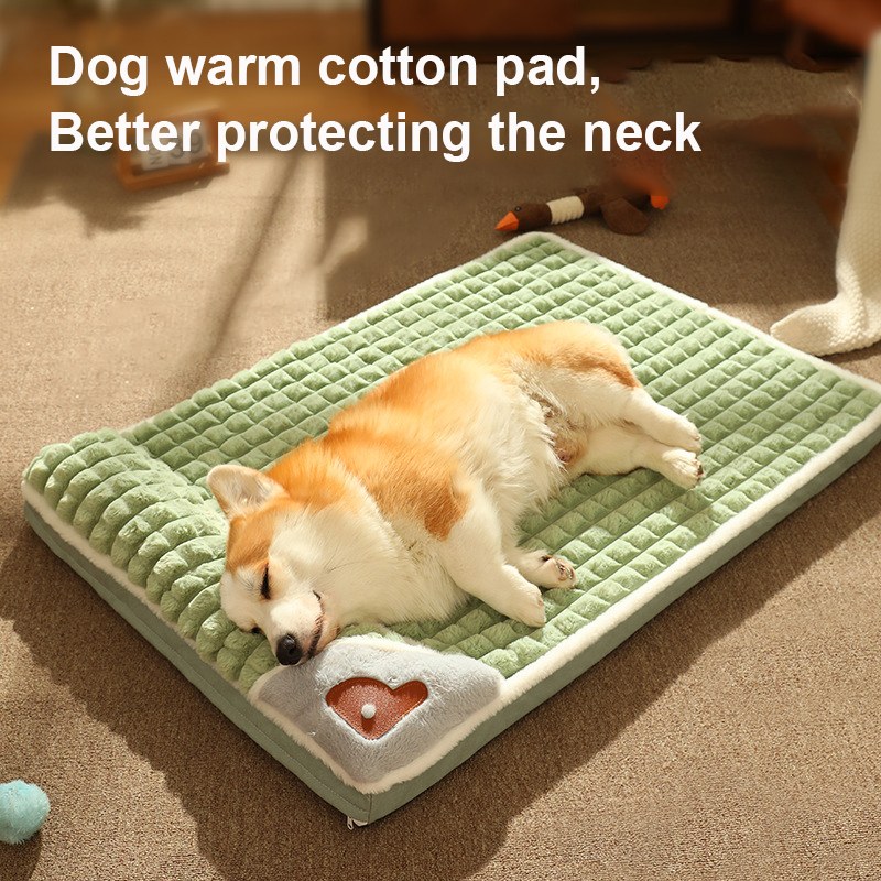 Four Season Dog Mats With Thickened And Warm Pet Beds That Can Be Disassembled and Washed Large Dog Sleeping Bed Blanket