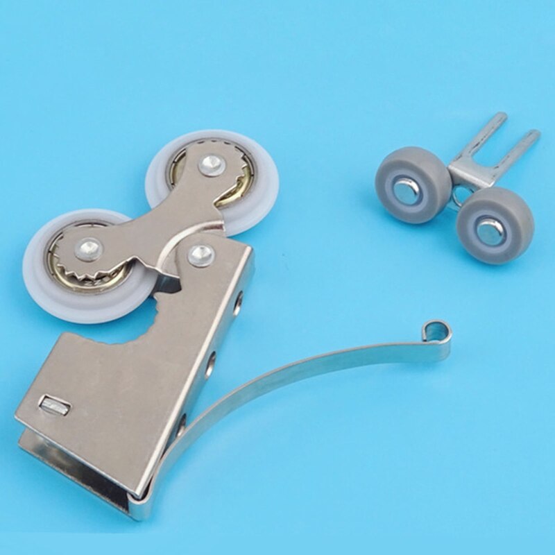 N0HB Thickened Sliding Door Pulley Closet Sliding Wheel Wardrobe Pulley Double Wheel