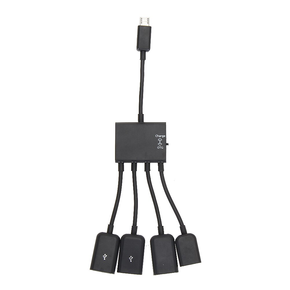 4 Port Micro USB Power Lade OTG Hub Kabel Stecker ... – Vicedeal