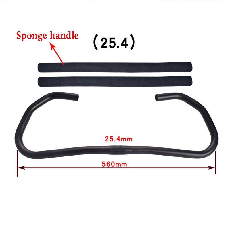 Guidon de vélo haute résistance 6061 en alliage d'aluminium reste guidon corne corne pliage poignée modification accessoires