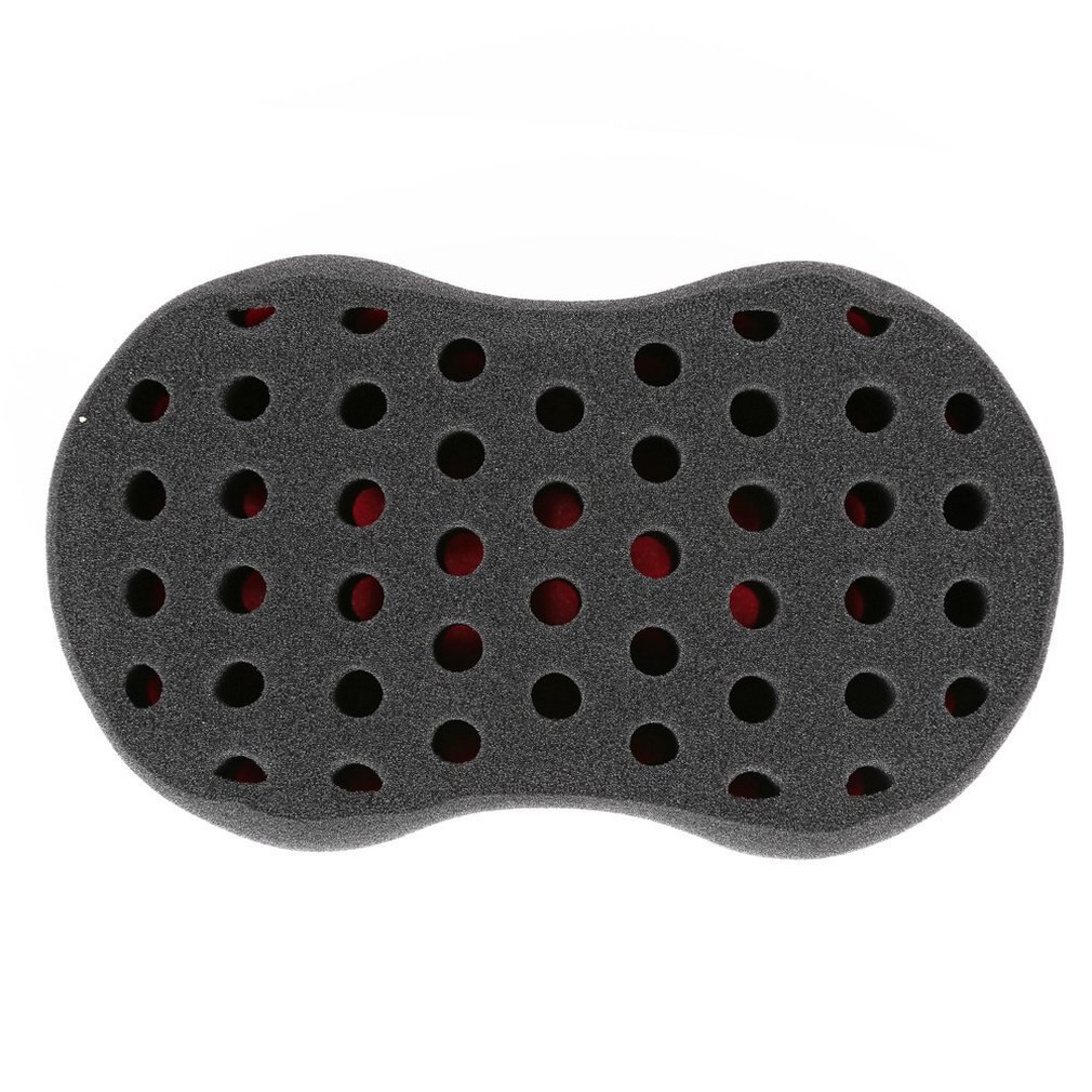 Oval Double Sides Magic twist hair brush sponge,Sponge Brush for Natural,afro coil wave dread sponge brushes Free Ship