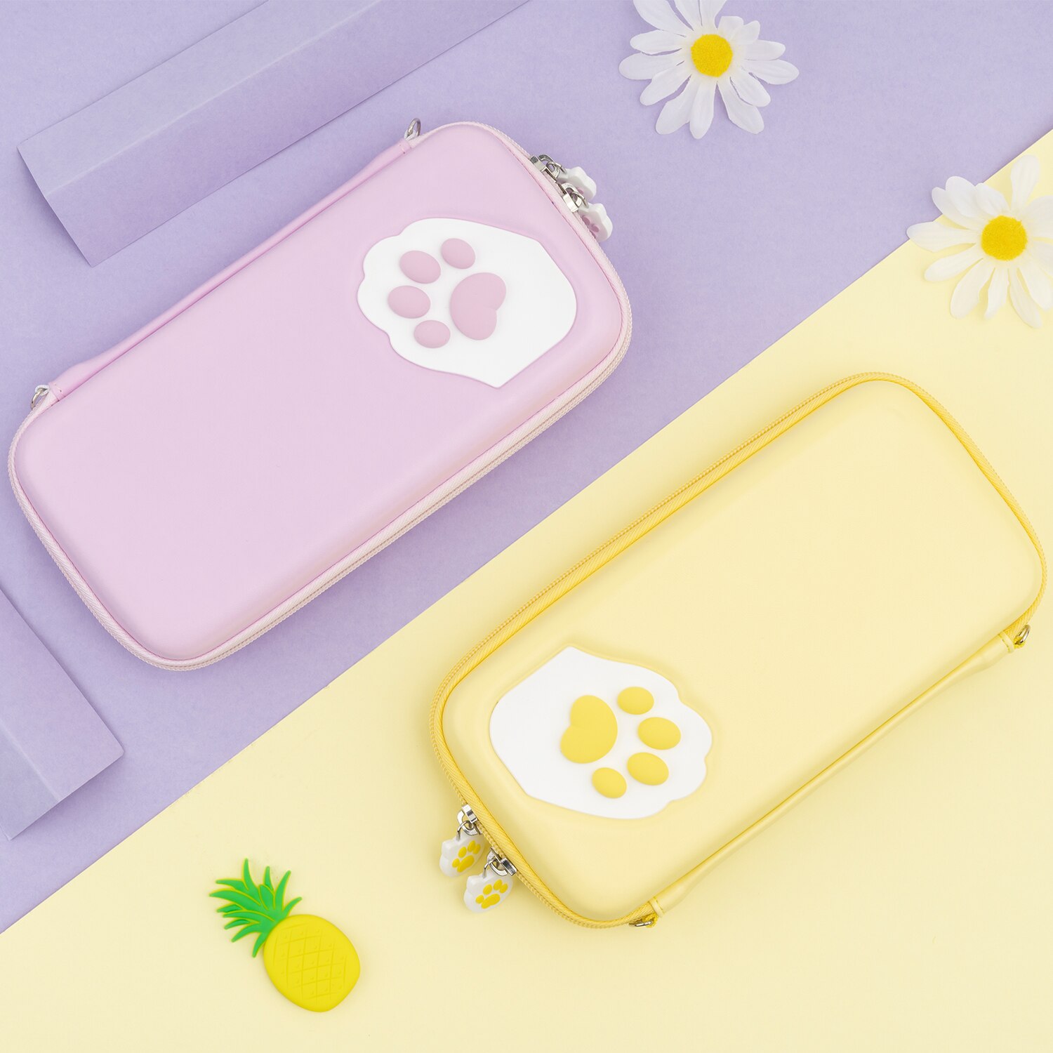 GeekShare-funda de silicona para nintendo Switch Lite, bolsa de almacenamiento CP con garra de gato, carcasa dura para NS Lite, accesorios para consola de juegos