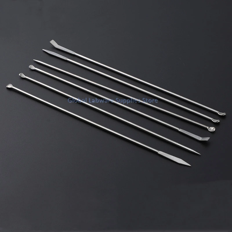 Cuchara Raspador Medicinal Inoxidable - 220mm Cucharón de Laboratorio - Cuchara Pequeña
