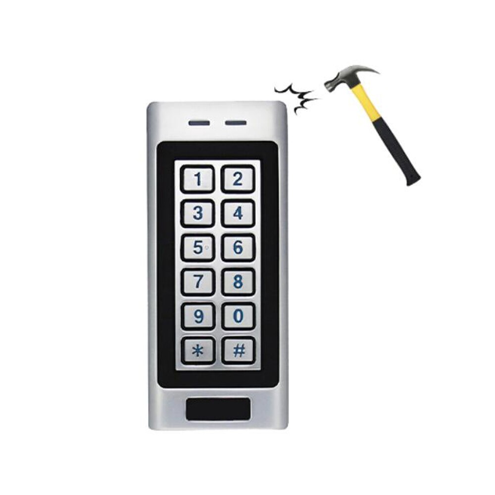 Rfid 125 khz deur toegangscontrolesysteem elektronisch deurslot wachtwoord toetsenbord deur toegangscontrolesysteem kit 1000 gebruikers