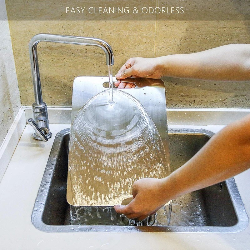 Stainless Steel Heavy Duty Cutting Board Chopping Board For Home Kitchen For Meat Cheese Vegetable Heavy Duty Kitchen Accessorie