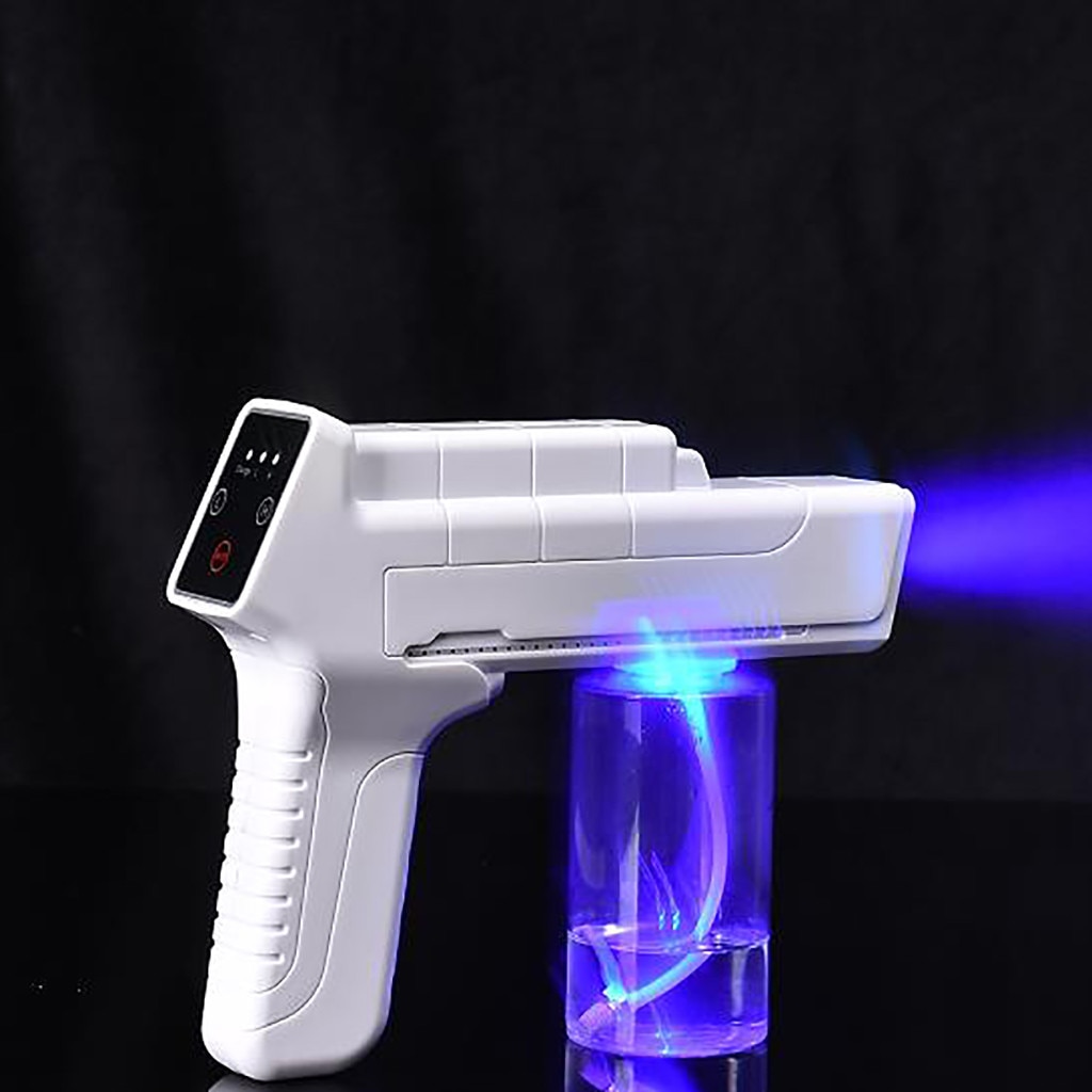 Electric Sprayer Blue Light Portable Fogger Machine Hair Nanos Steam Spray Guns Hotel Home Disinfection With Battery