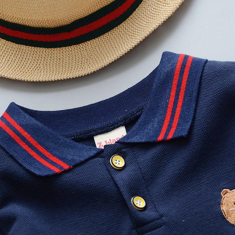 Zomer baby jongenskleding pakken heren stijl jongens kleding sets t-shirt + broek 2 stuks casual sportpakken peuter sets