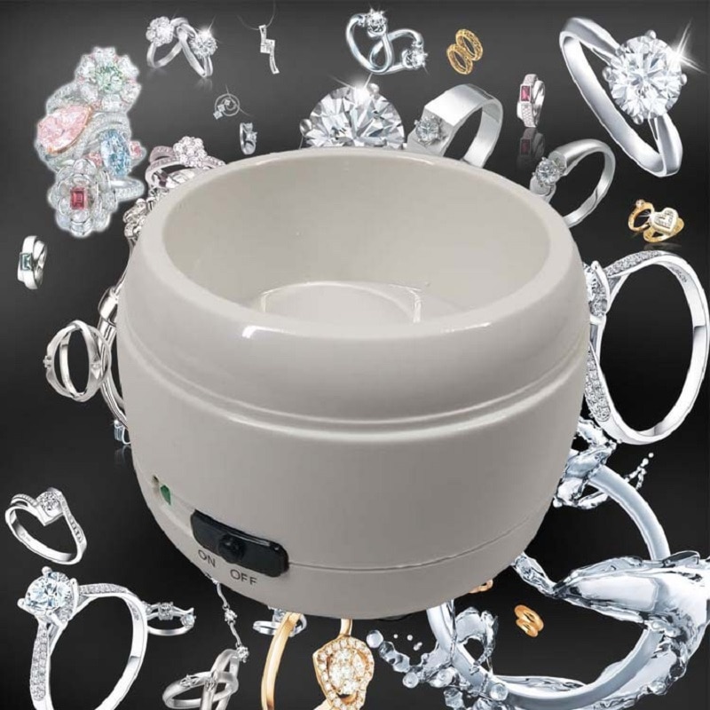 Bærbar mini ultralydsrenser ultralyd vaskemaskine ultralyd vaskemaskine husholdnings smykker linser ure proteser rengøring