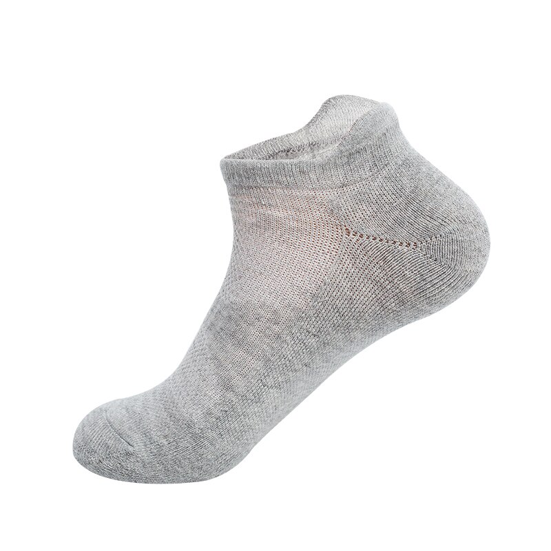 Men Women Coolmax Combed Cotton Socks Cycling Breathable Basketball Running Fitness Outdoors Badminton Tennis Sport Socks: GRAY / L/XL