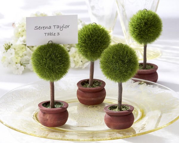 (20pcs/lot )+Wedding Favor Topiary Tree Photo and Place Card Holder Wedding Table Decoration